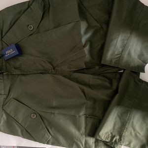 Polo Ralph Lauren New Olive balloon pants, size 4, new